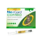 Nexgard Combo Antipulgas, Sarna e Vermífugo para Gatos de 2,5 a 7,5 kg